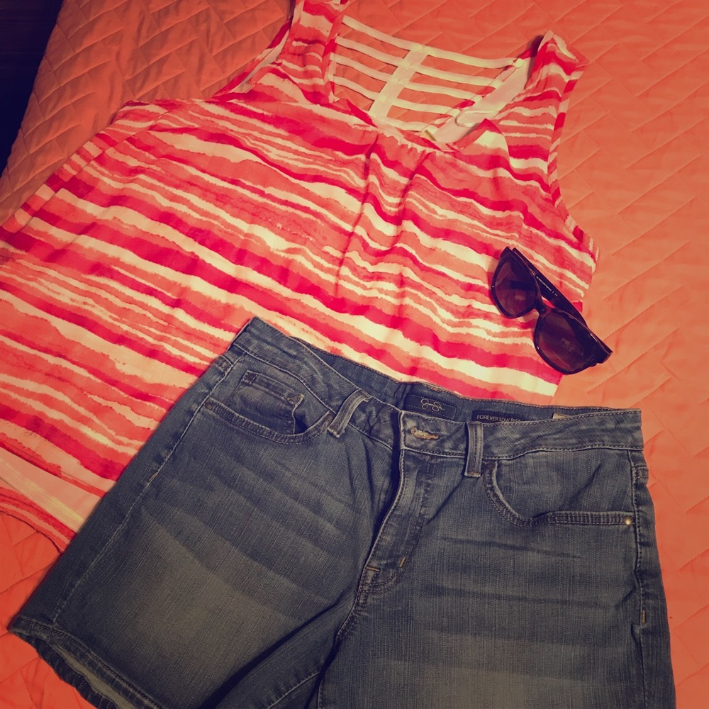 Jessica Simpson denim shorts